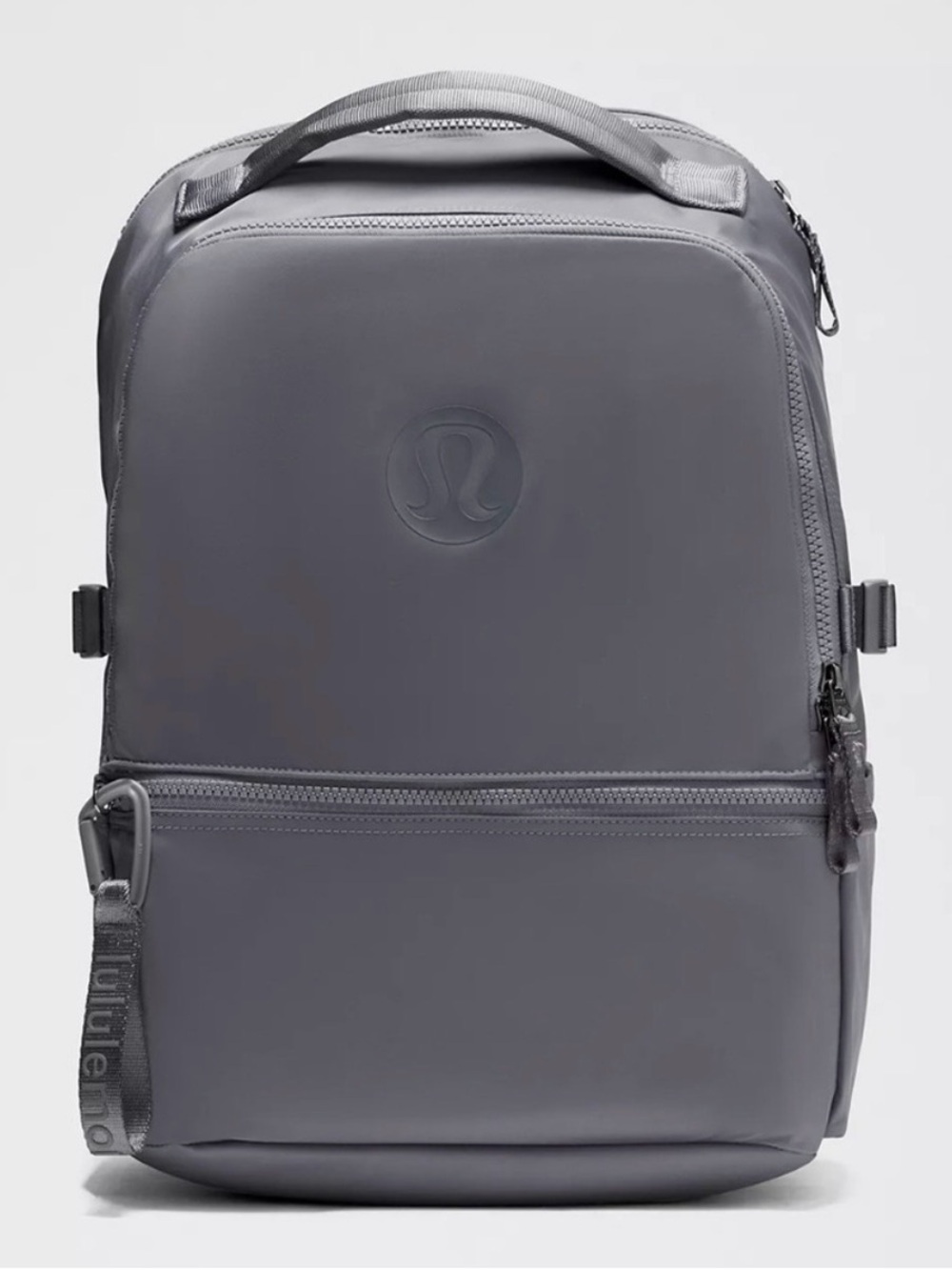 lululemon athletica New Crew Asphalt Grey Backpack 22L Pocket Keychain - Picture 2 of 12